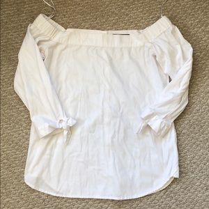 White off the shoulder blouse